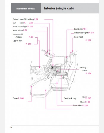 toyota dyna cargo 2016-2017 owners manual